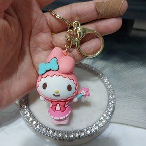 Adorable Pretty My Melody Keychain Keyring Handbag Charm Accessory